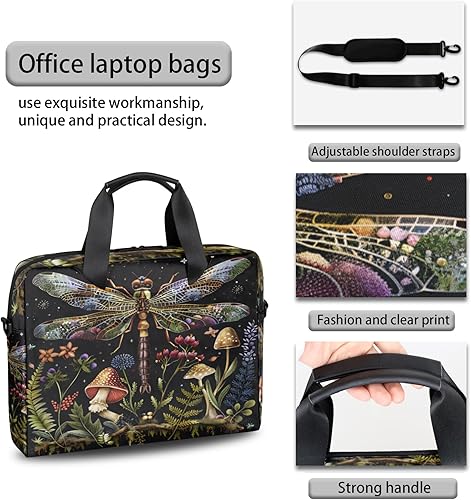 Miniatura 8 de Laptop Bag Bohemian Mandala Laptop Satchel Briefcase Adjustable shoulder Carrying for MacBook Pro 16 inch