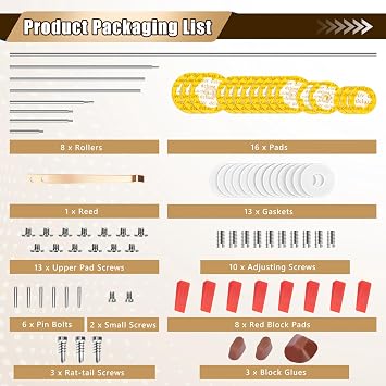 Flute Maintenance Kit, Great Instrument Replacement kit, Flute Accessories