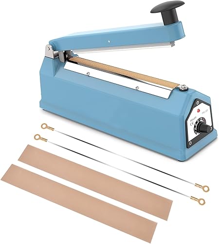 Miniatura 5 de Piezas de repuesto para sellador de impulsos, 8 piezas de agarre de elemento de repuesto de sellador, tiras de sellado térmico para máquina