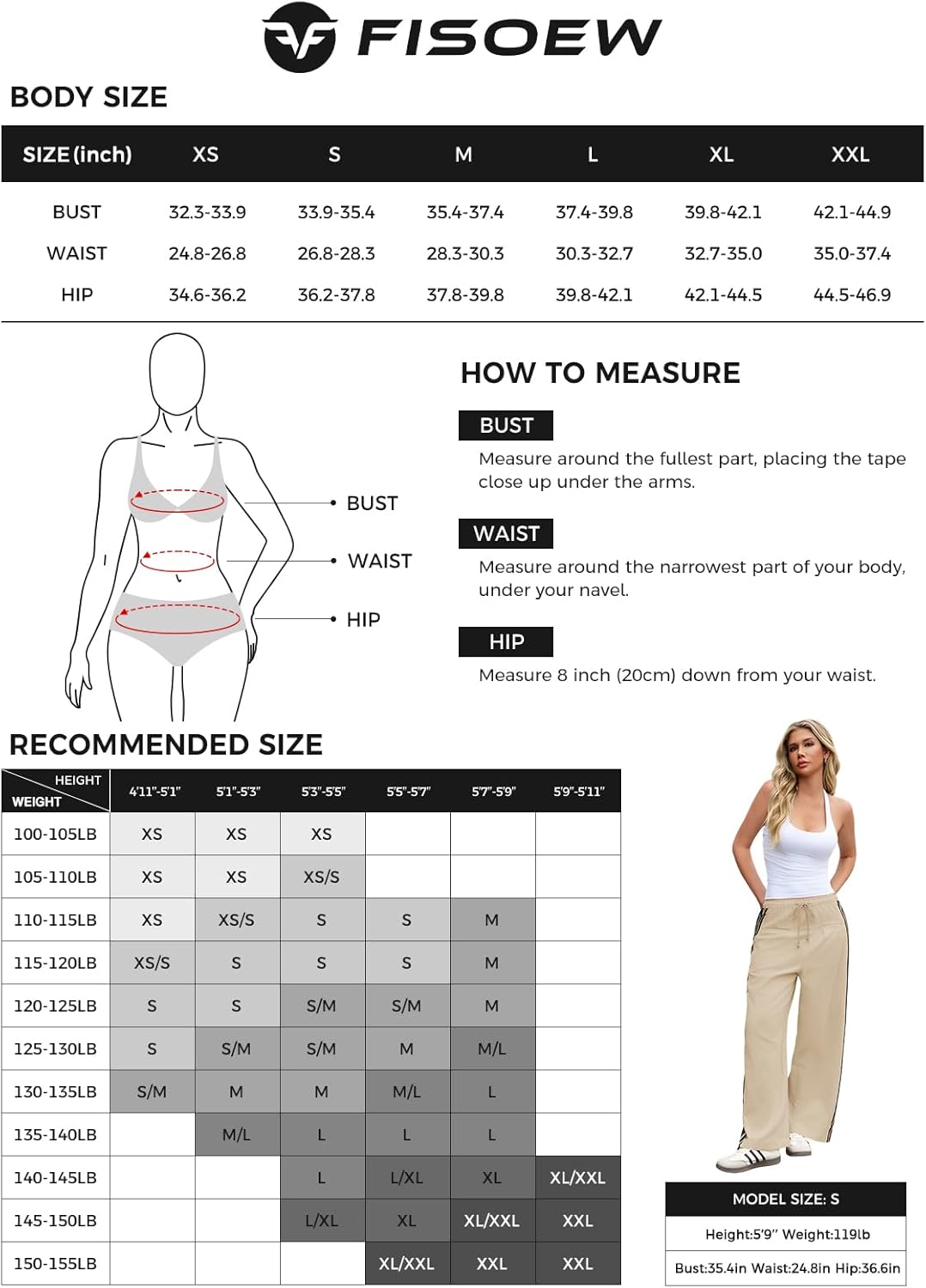 Fisoew Womens Wide Leg Pants Drawstring High Waisted Striped Baggy Palazzo Track Pants with Pockets - Image 6