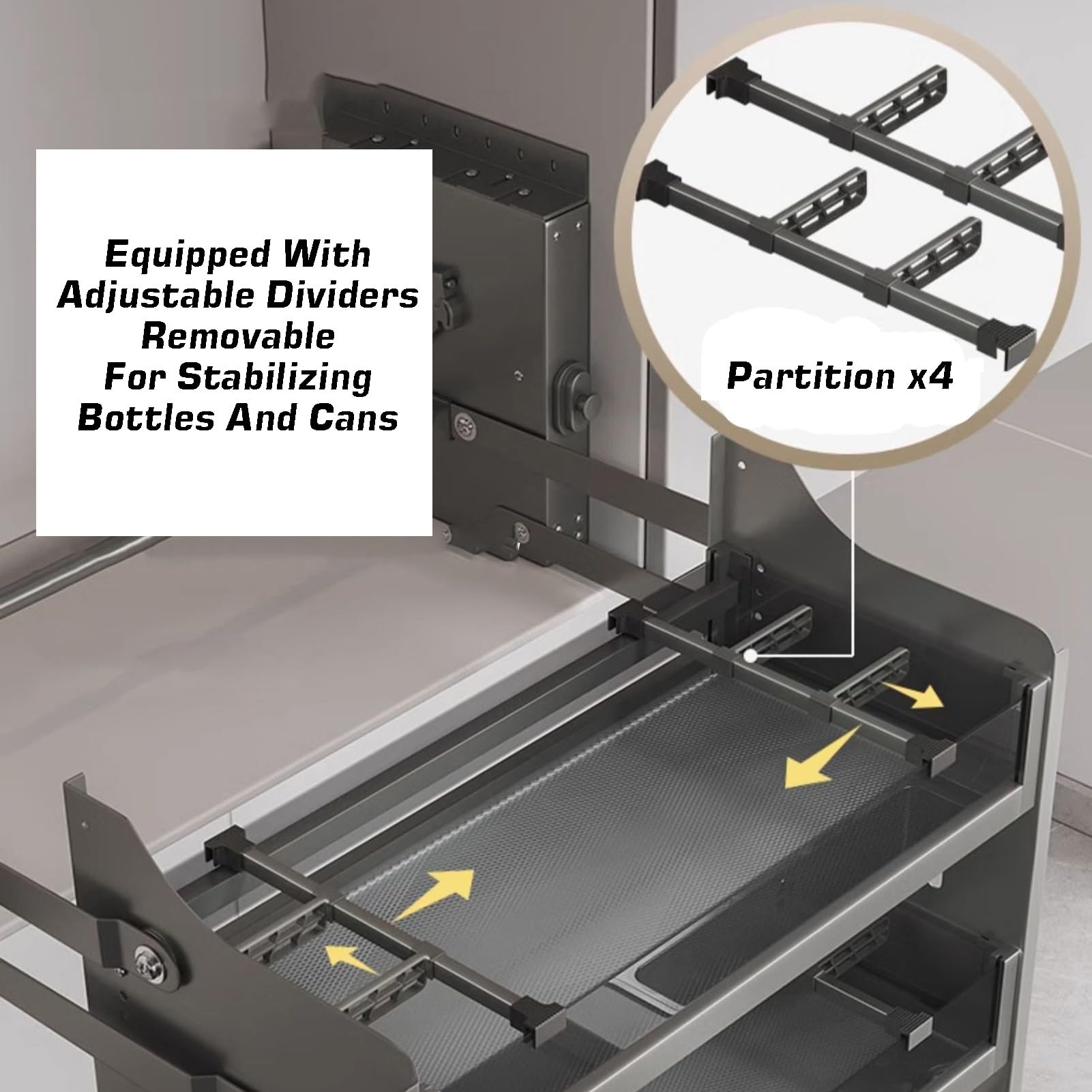 Estante plegable de 2 niveles para armario de 30 kg, perfecto para cocina, bar y restaurante Sto (800 mm), maximiza el espacio y la eficiencia