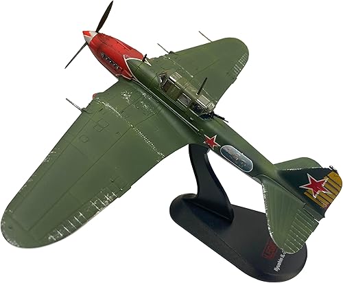 Miniatura 2 de Ilyushin Il-2 172 Modelo de avión fundido a troquel (verde)