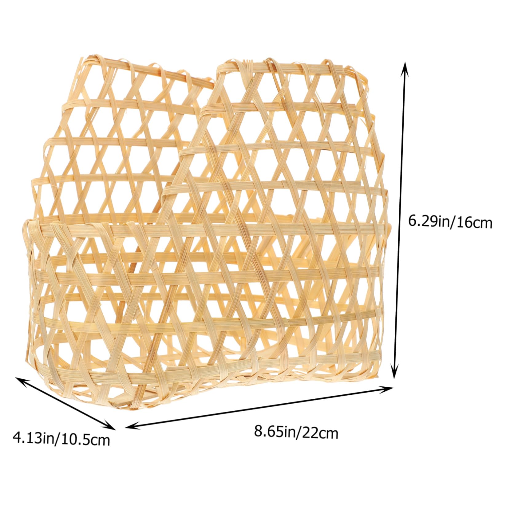 Levemolo 2pcs Basket Bread Basket Fruit Basket Countertop Bandejas Para Comida Rattan Bread Tray Handheld Storage Basket Appetizer Baskets Fruit Tray Candy Basket Wall Basket Khaki