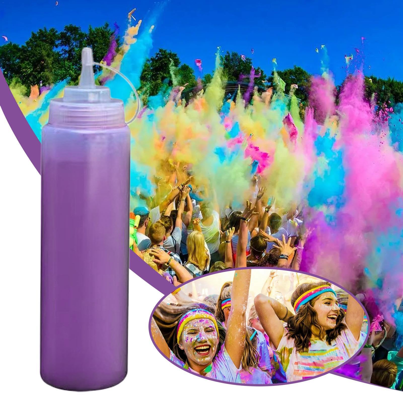 Amazon co jp カラーラン用カラーパウダー,カラーラン用カラーパウダー カラーランパウダー230ml ホーリーマラソン鮮やかな カラーパウダー スクイーズボトル カラースロー 写真撮影 雪だるま 誕生日 学校募金活動などの子供に優しいパーティー用品 ビューティー