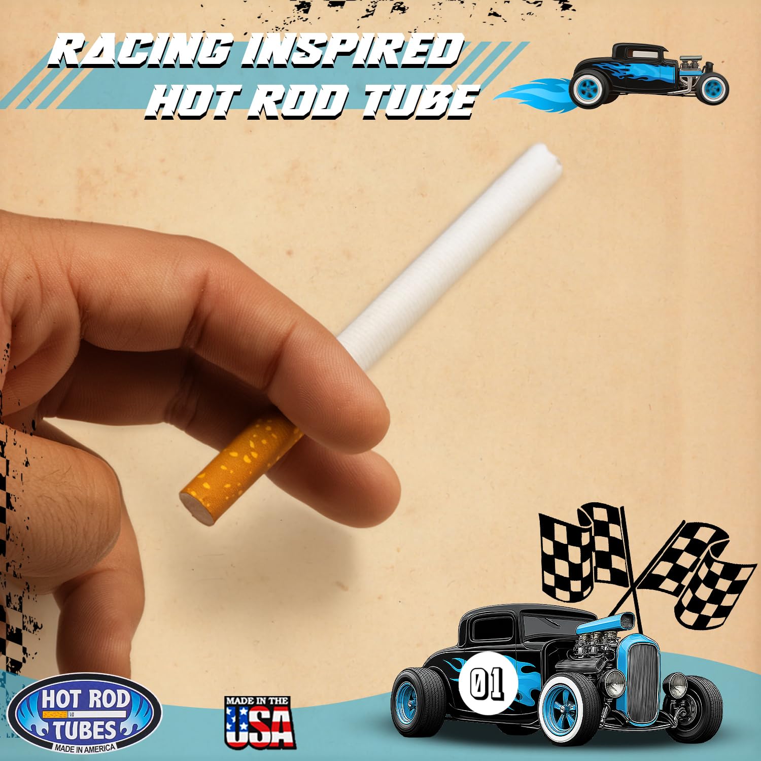 Amazon.com: HotRod Cigarette Tubes with Filter tips Smooth King, 400 Count  Long 20mm Double Filters for Clean, Smooth Draw – Durable Paper  Construction, USA Made Empty Filter Tubes – Works with Most