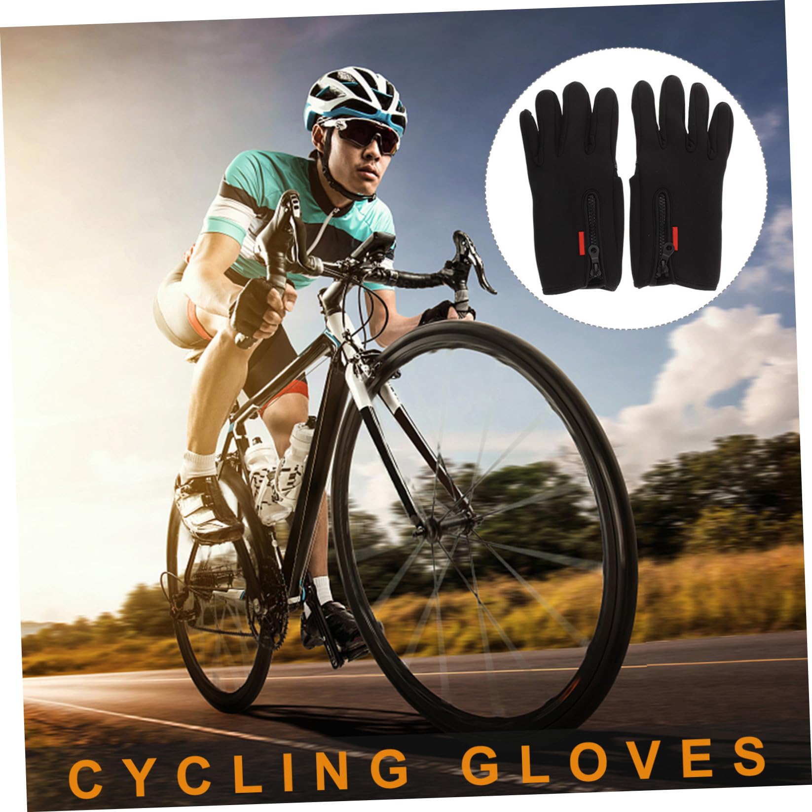 TOYANDONA Guantes táctiles a Prueba de Viento Guantes Calientes Guantes termicos Guantes Fitness Dedo Camuflaje Guante de Pesca Antideslizante Guantes de Pesca Antideslizantes Black