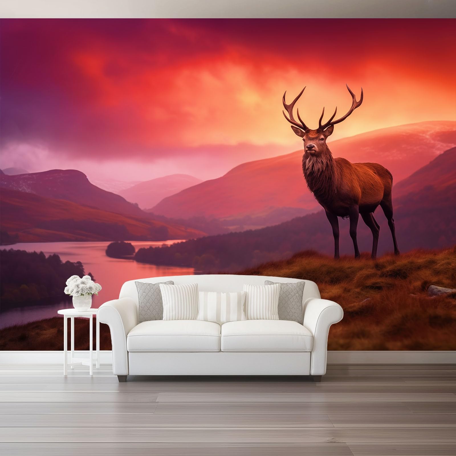 Kremowa fototapeta samoprzylepna do salonu i sypialni – minimalizm, abstrakcyjne trójwymiarowe kwiaty, tapeta z nadrukiem, łatwa instalacja, 400 x 280 cm