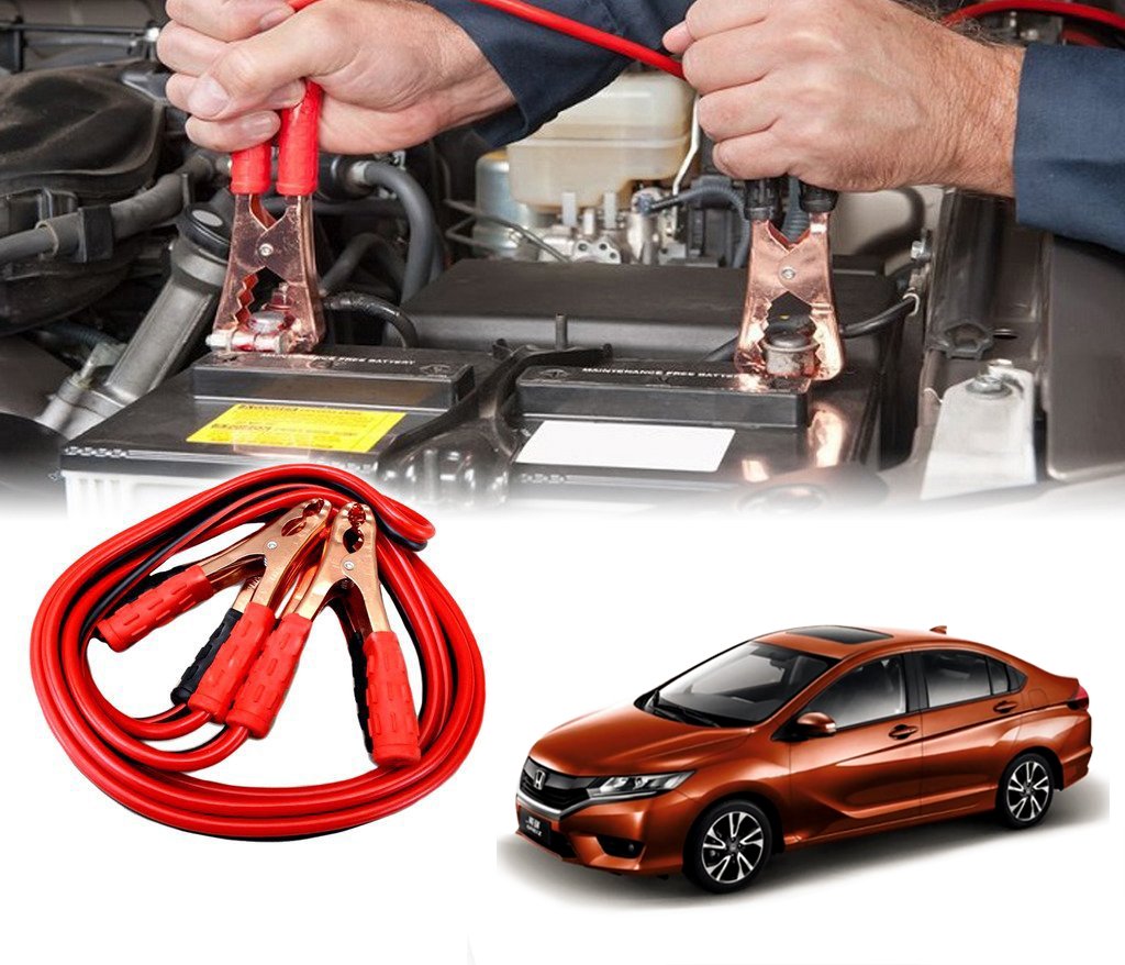 Auto Pearl - Car 500 Amp Heavy Duty Jumper Booster Cables Anti Tangle Copper Core for - City 2017-image-18