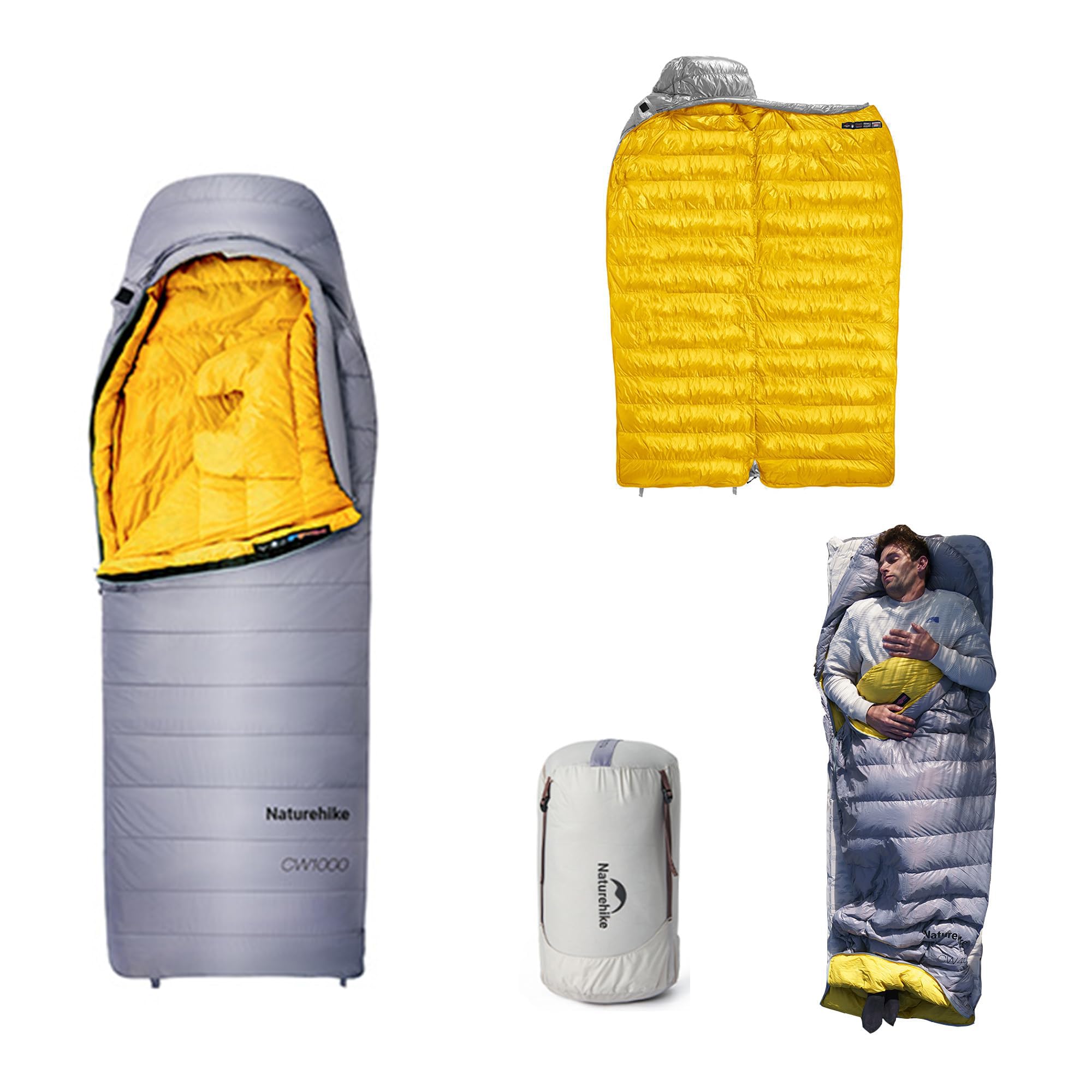 Amazon.co.jp: Naturehike CW700/1000 Sleeping Bag, Ultra