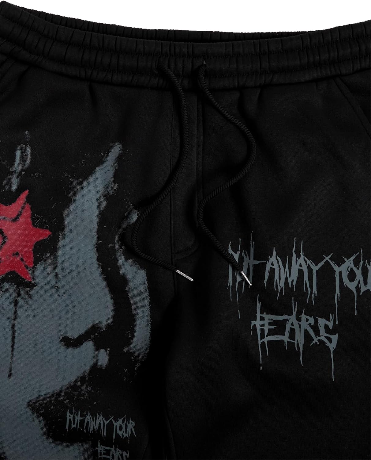 SOLY HUX Men's Graphic Sweatpants Drawstring Elastic Waist Y2k Joggers Pants Streetwear - Image 4