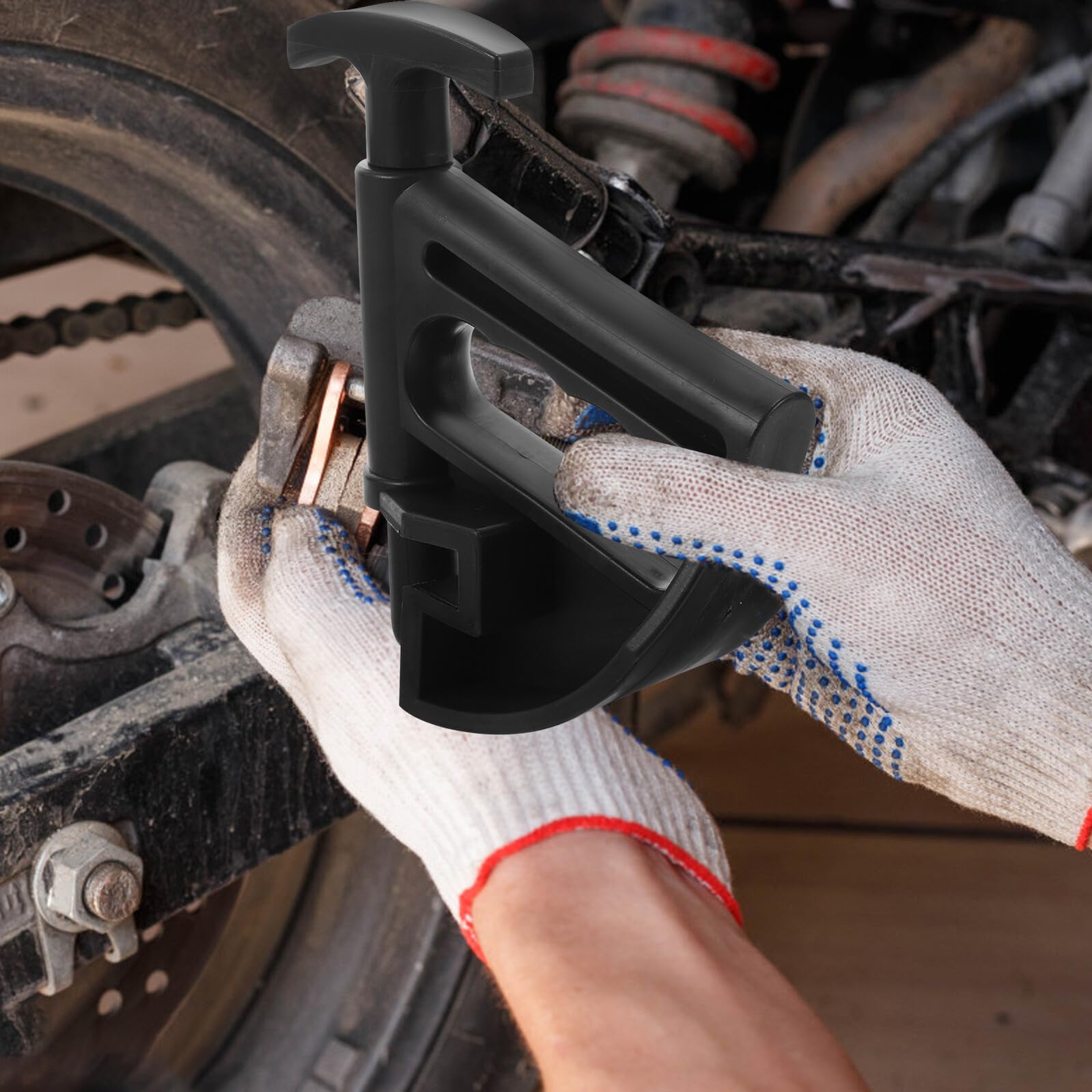 Strumento Smontagomme Manuale 2 Pezzi per Cambio Gomme Auto Portatile Resistente Impugnatura Ergonomica per Riparazione Pneumatici Officina Garage