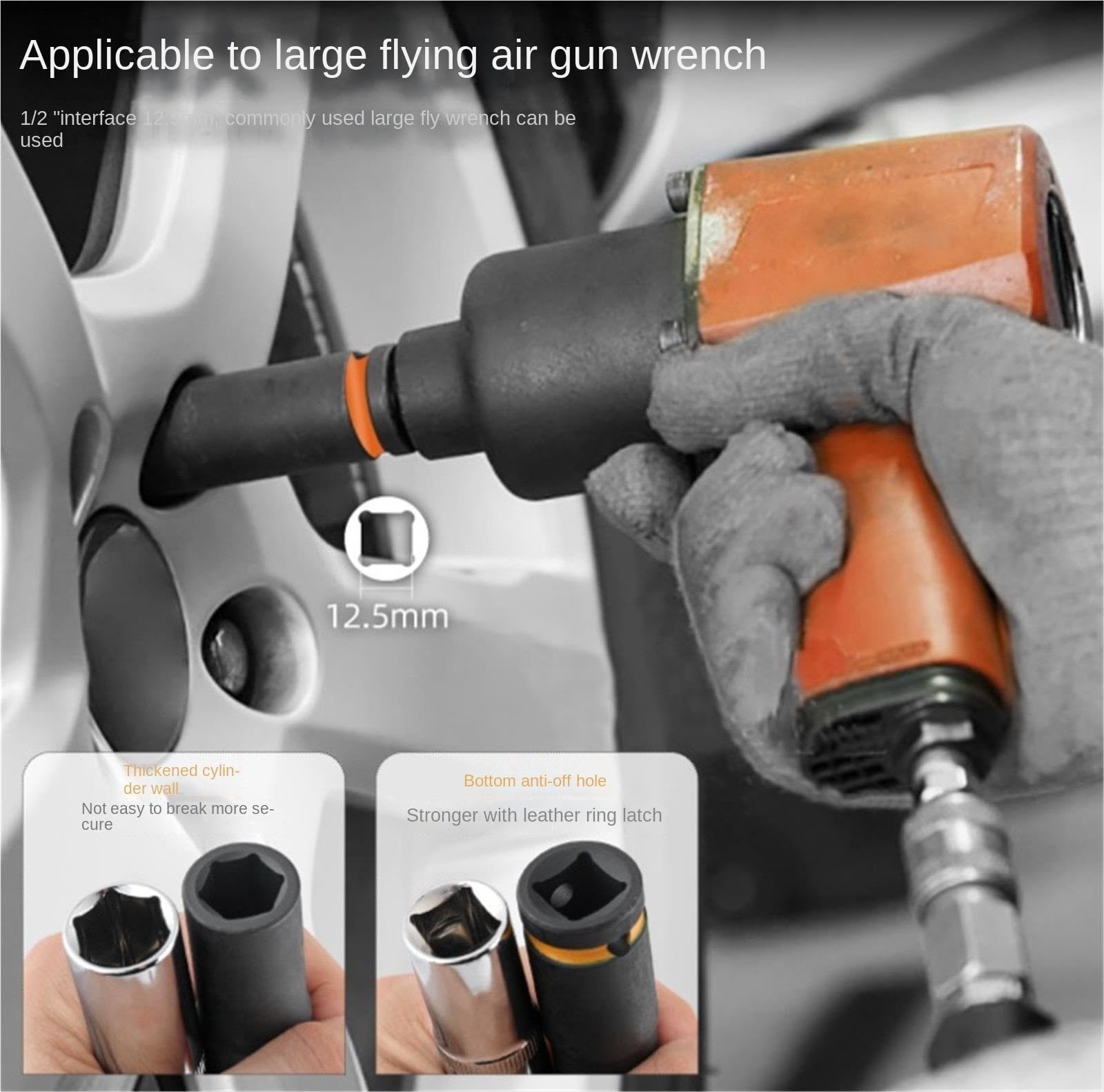 Zestaw Narzędzi Zestaw Narzędzi Mechanicznych 35 Elementów, Pneumatyczne, Grube Ścianki, Wytrzymałe Gniazdo Z Kolorowym Pierścieniem Napraw Domowych