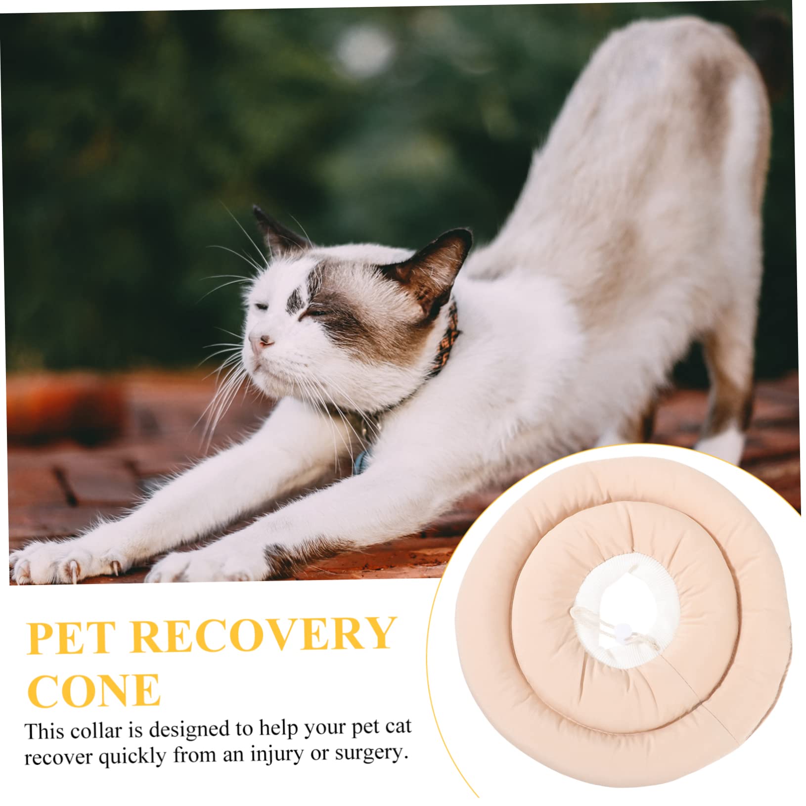 SUPVOX 2piezas Collar Protector De para Mascotas Collar y Confortable para Perros y Gatos Tras y Heridas s Material Uso Veterinarias y Baños
