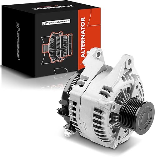 A-Premium Alternador compatible con Ram 2500 2013-2022, 3500 4500 5500 2011-2022, L6 6.7L turboalimentado, 12V 220A CW 8 ranuras polea de embrague,
