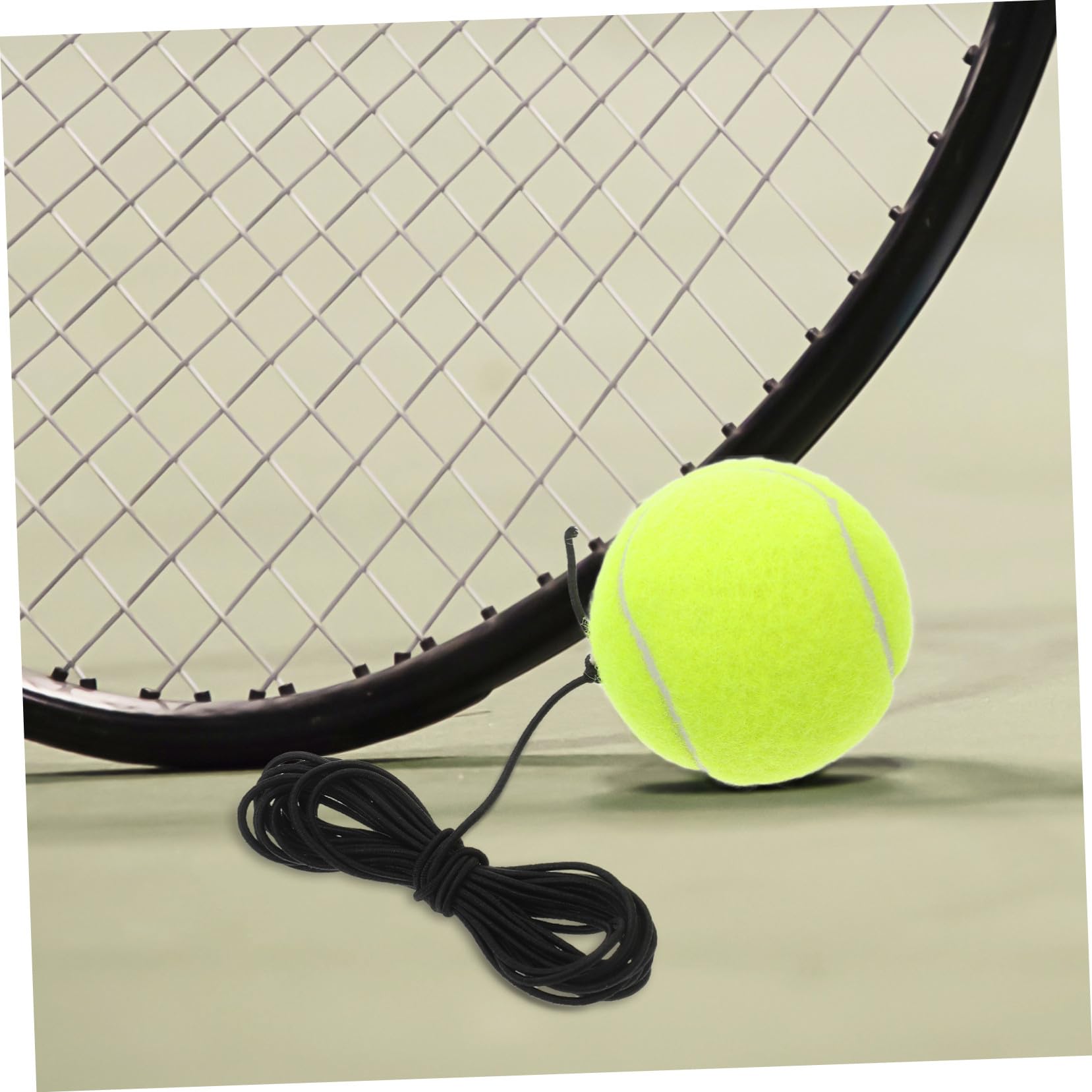 Healeved 5 Piezas Entrenador de Tenis Portátil con Pelota y Cuerda Elástica para Práctica Individual Base Estable de Resistente para Entrenamiento y Mejora de Habilidades para Principiantes