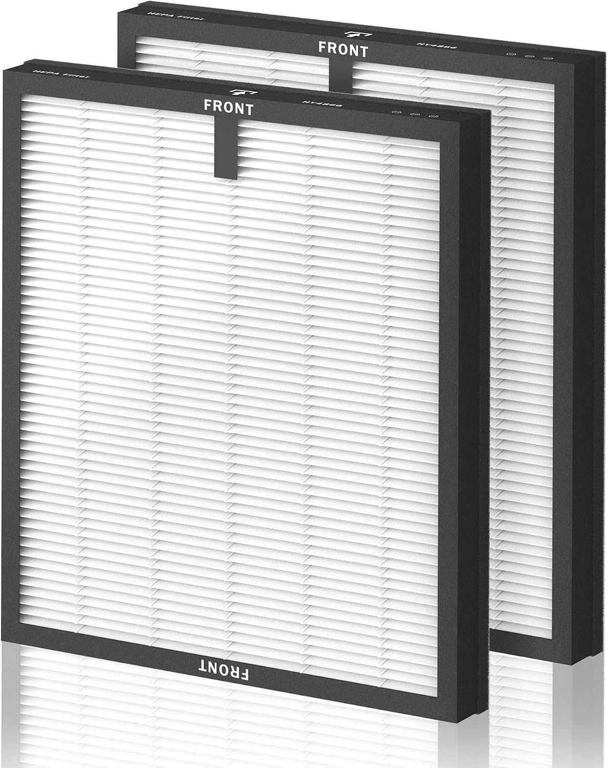 2 Pack HY4866 Replacement Filters Compatible with MORENTO HY4866 and HY4866-WF Air Purifier, 3-in-1 HEPA Filter with Activated Carbon, Original Version