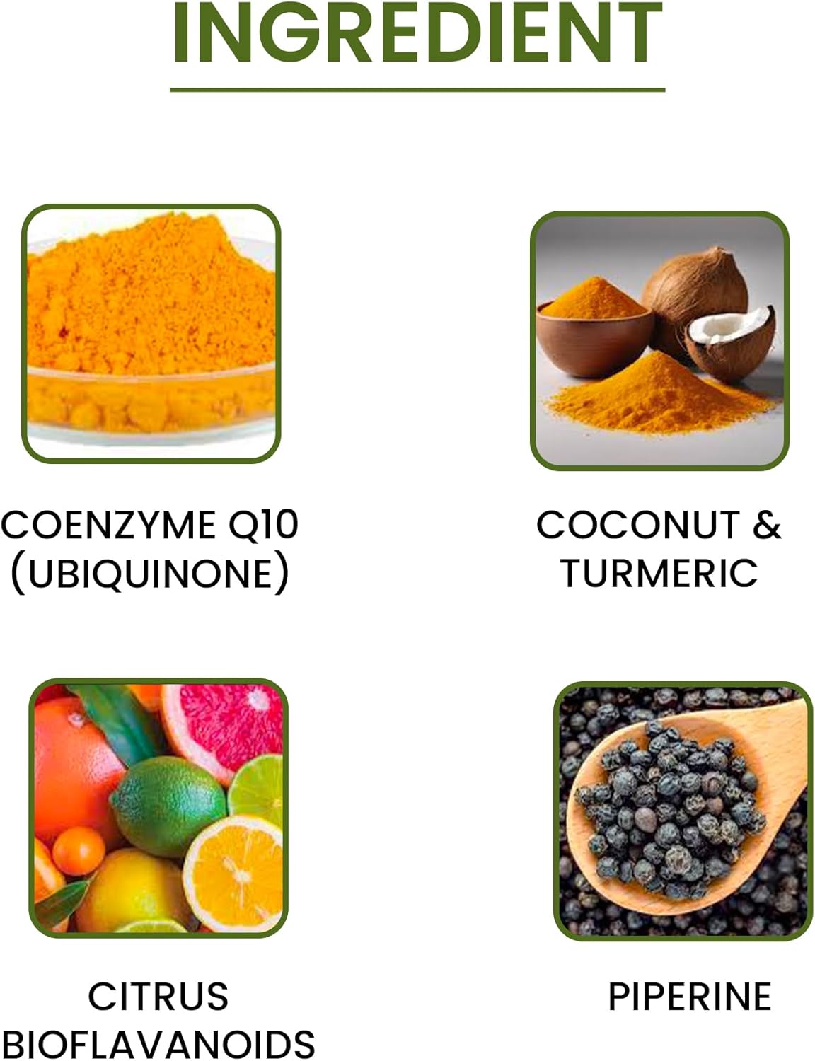 Green Organic Supplements CoQ10 (Ubiquinone), Super, 90 VCaps, High Absorbable, Non-GMO, Gluten-Free (Single)