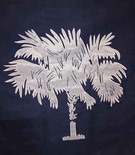 Miniatura 7 de Premium 3x5 Embroidered Sewn State Carolina Sleeve 600D 2ply Nylon Flag 3'x5'