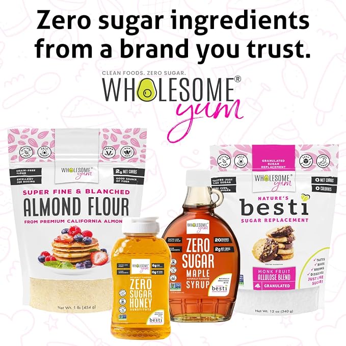 Wholesome Yum Sustituto de Miel Zero Sugar Keto 11 oz miniatura 9