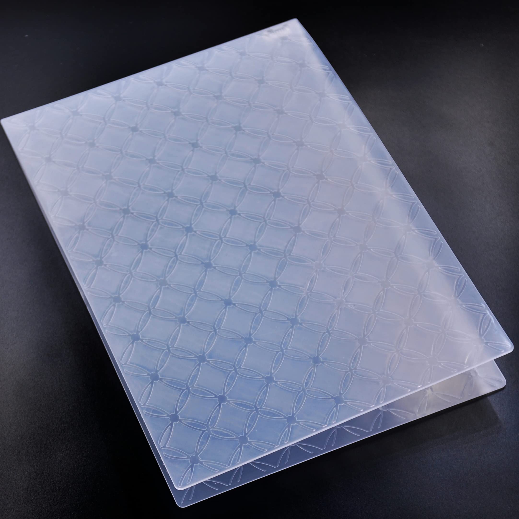 Kwan Crafts Formato A4 Griglia Netta Plastica Goffratura Cartelle per Carta Fare Scrapbooking e Altri Artigianato Carta 3040243