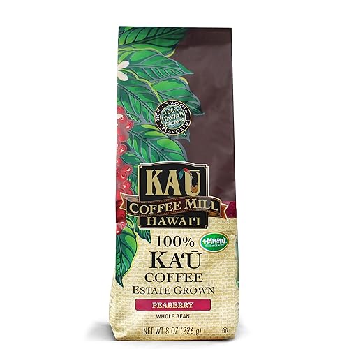 Miniatura 12 de Ka'u Coffee Mill - Café en grano entero tostado medio lavado, aroma brillante, notas de ciruela y cítricos, granos arábica cultivados a mano