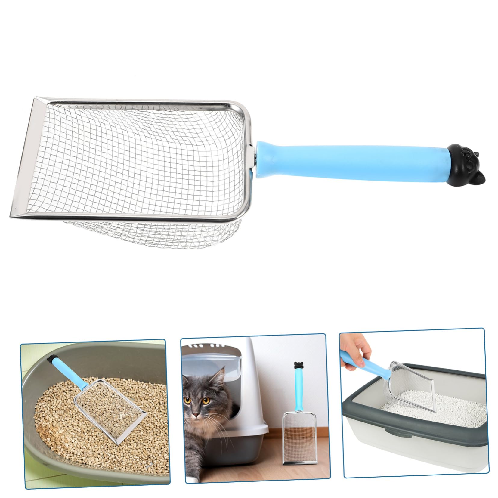 Yardwe 5 Pz Pala per lettiera per Gatti Paletta per lettiera per Gatti Paletta di Sabbia setaccio per lettiera Cat Litter Scoop Paletta per di Gatto Porta lettiera per Gatti pp