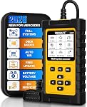 OBD2 Scanner pour Mercedes Benz, OM807 Outil de diagnostic complet avec réinitialisation (Oil/ETC/EPB/ABS/SAS/BAT Register...), complet OBDII Fonctions Lisez et effacez les codes de faute, mise à jour du logiciel libre