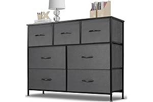 7-Drawer Dresser, TV Stand for Kids