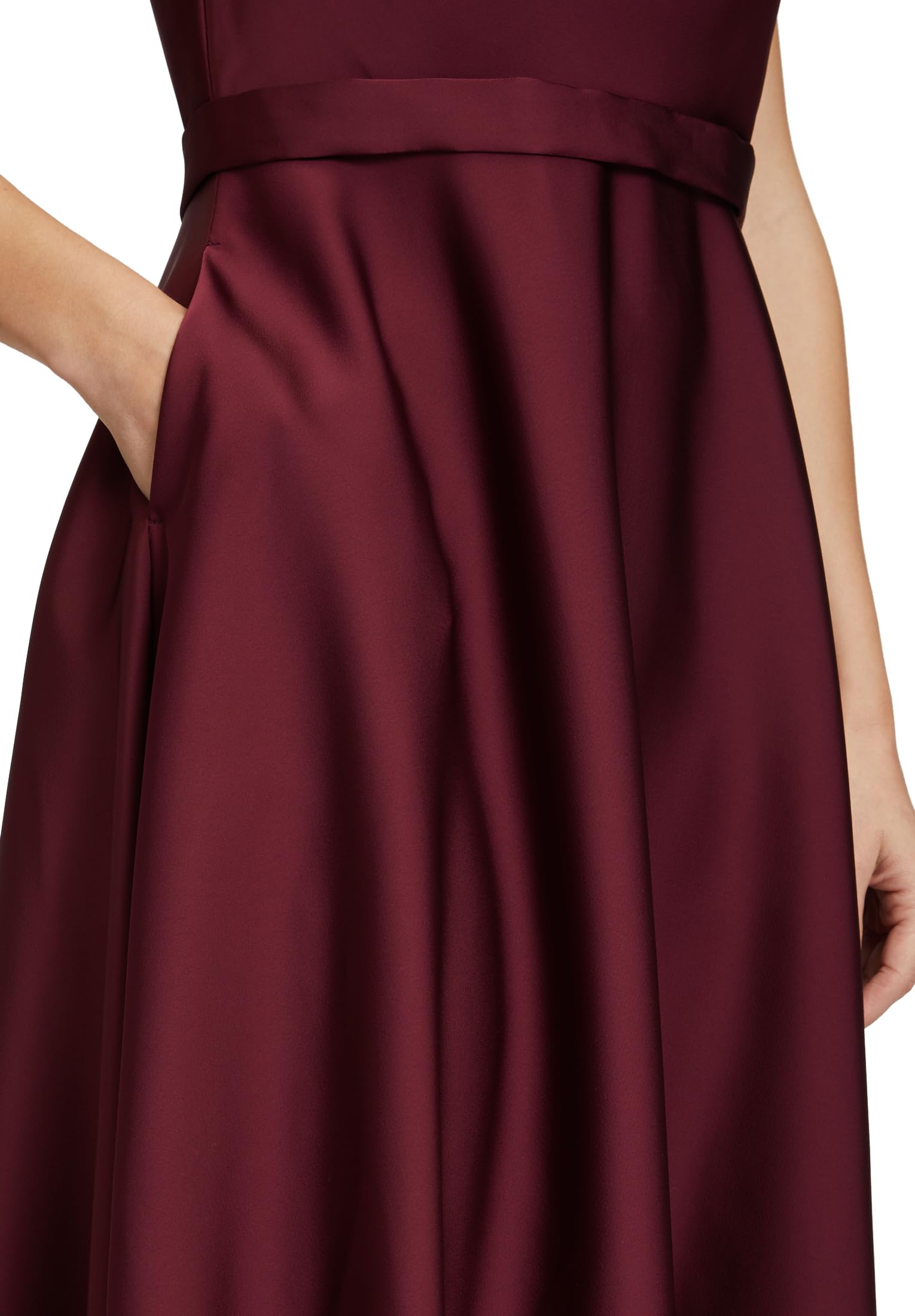 Vera Mont Sukienka damska, sukienka koktajlowa, Deep Wine, 46