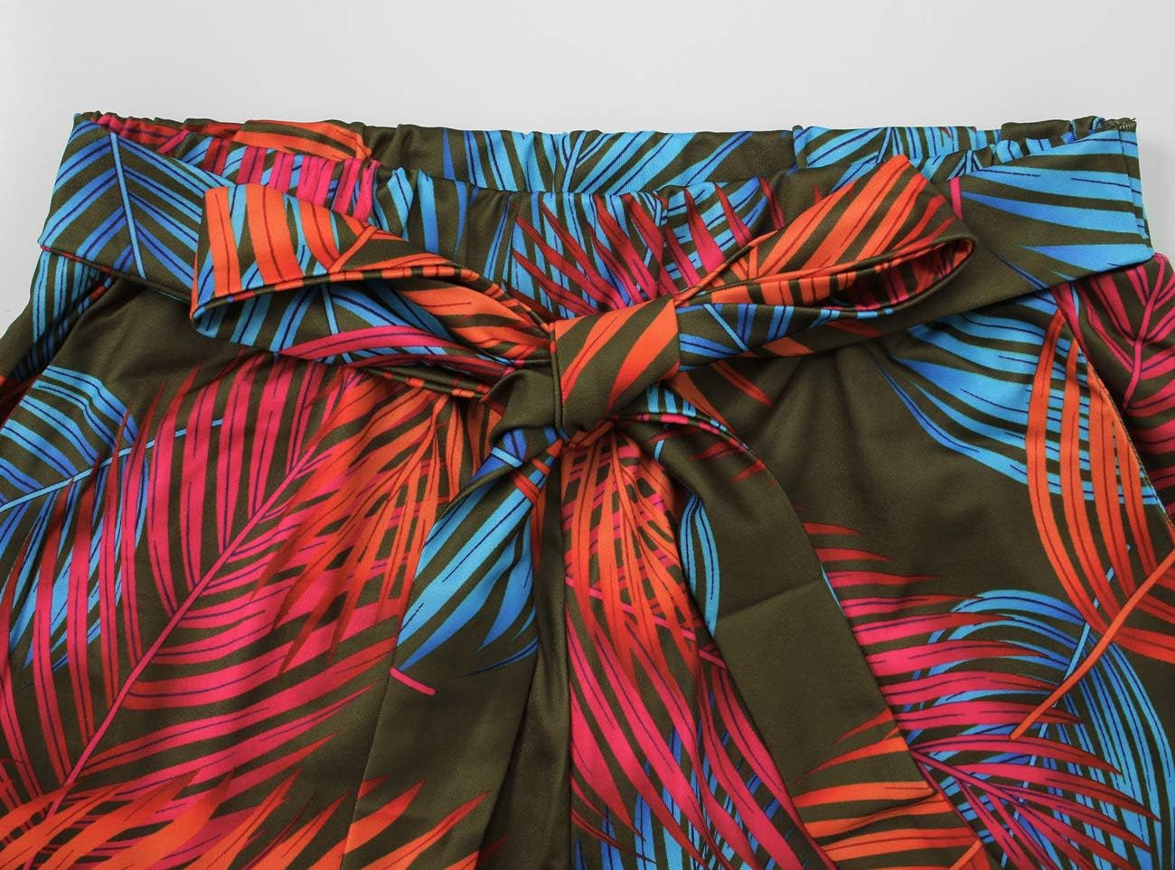 Elegant Two Piece Sets for Women Sexy Printing Halter Bandage Top Long Straight Pants Vacation Outfits Beach - Image 5