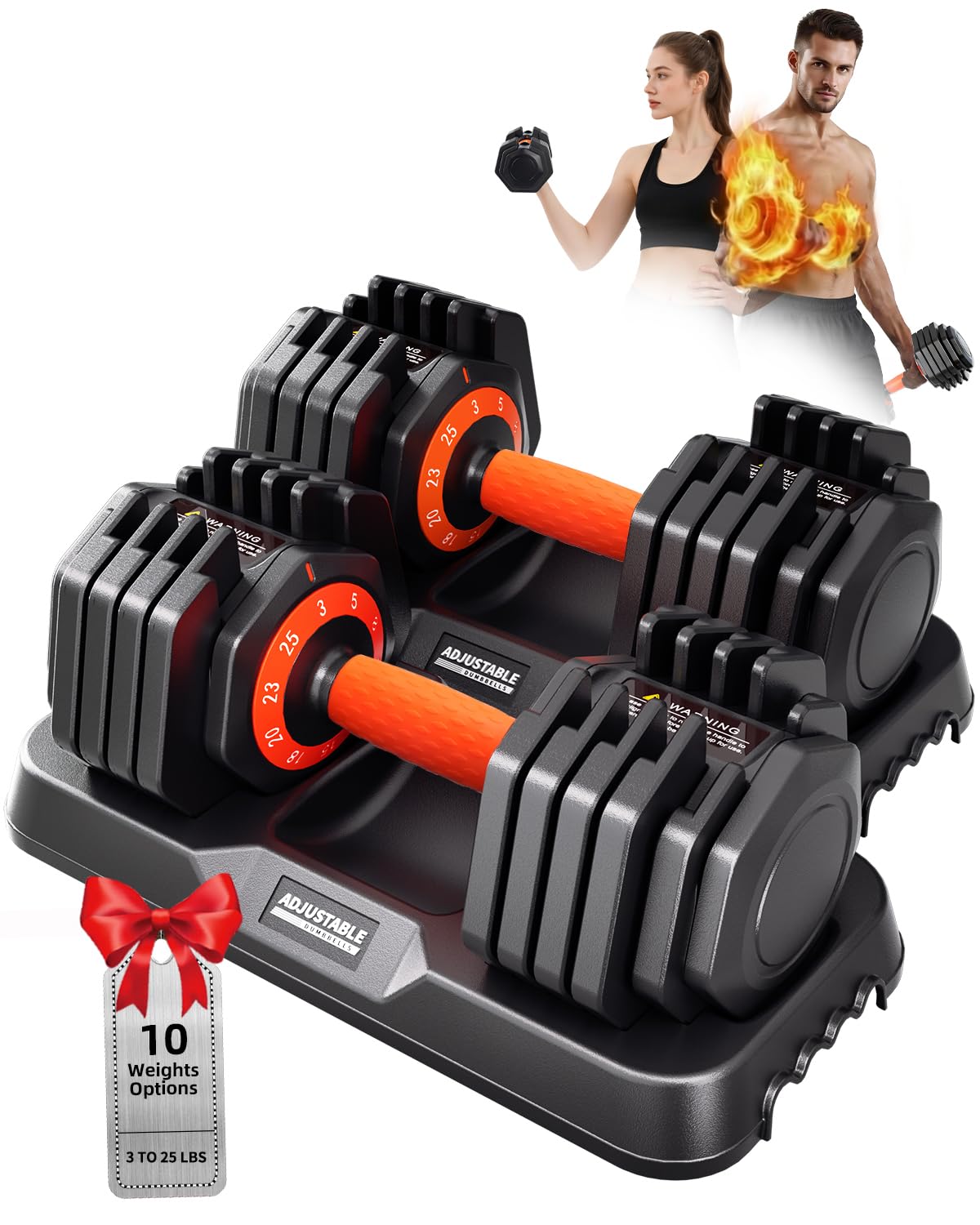 WLR adjustable dumbbells
