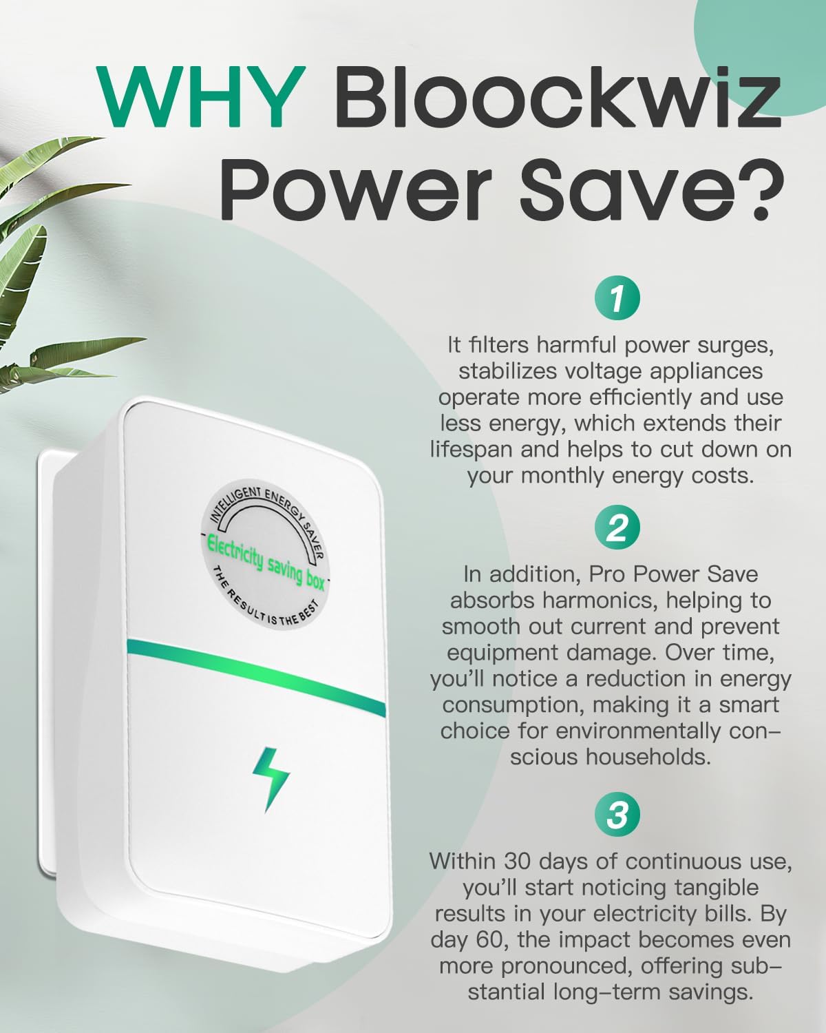Stopwatt SmartPlug Device, Stop Watt Device Plug-in for Home & Office US Plug 90V-250V 30KW 6Pack — view 3