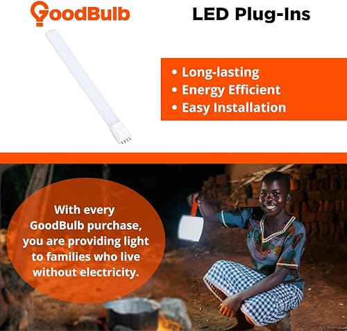 Miniatura 5 de GoodBulb Bombillas LED PLL Omni de repuesto de 18 vatios | Comercial 15 vatios tipo B 4 pines base 2G11 4000K blanco frío | Alto rendimiento 1200