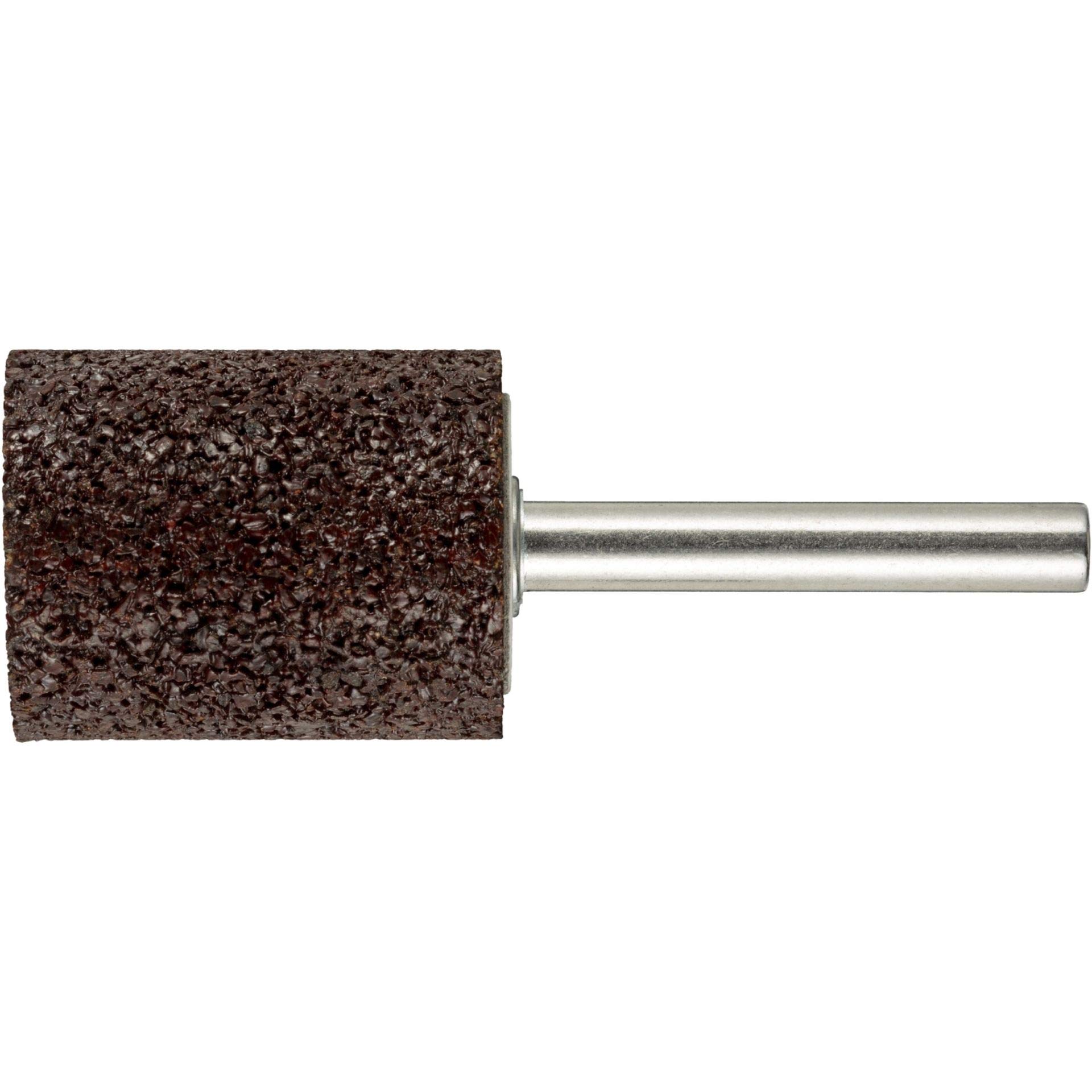 20x Mola con gambo LUKAS forma cilindrica 20x40 mm Gambo 6 mm | Granulo 24 morbido