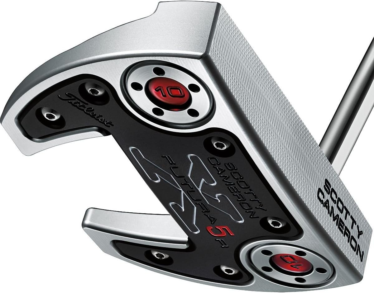 New Titleist Scotty Cameron 2014 Futura X5R Silver Mist Wing Mallet, 33 Inch, w/Matching Futura X5R Putter Head Cover
