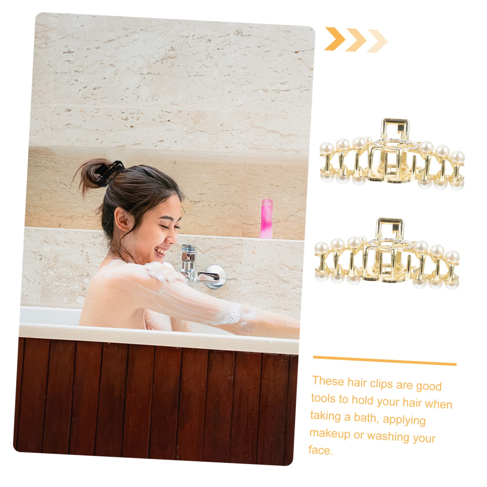 FOMIYES 10stücke Geometrische Perlen-haarspangen Haarklammern Mit Kristallverzierung Rutschfeste Haaraccessoires Für Hochzeiten Und Alltag Eleganter Haarschmuck Für Damen