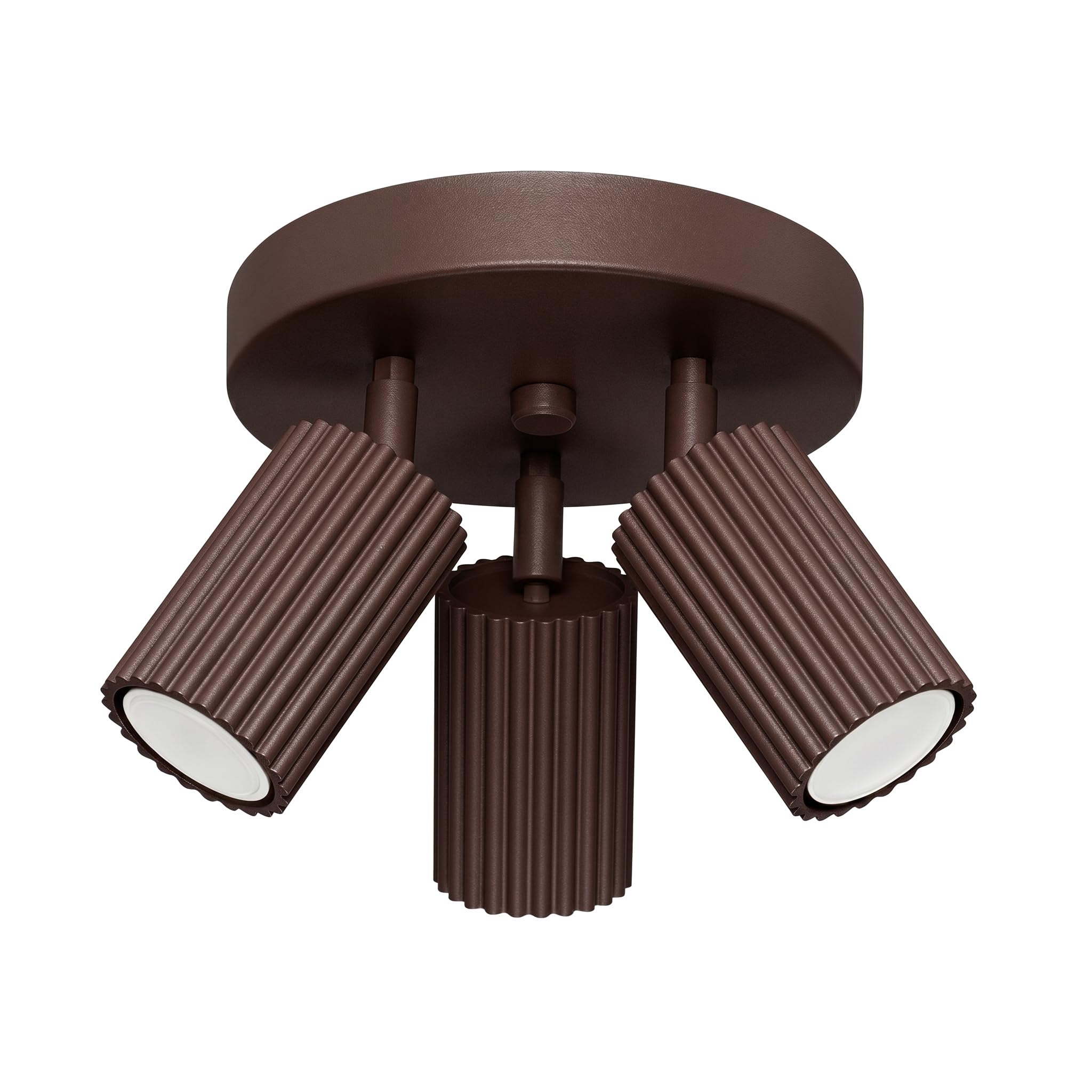 SOLLUX lighting Karbon 3P Ceiling Brown