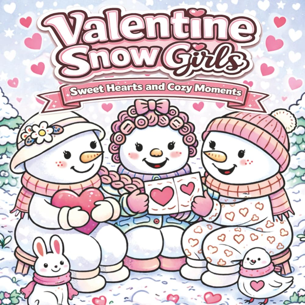 Valentine Snow Girls : Sweet Hearts and Cozy Moments