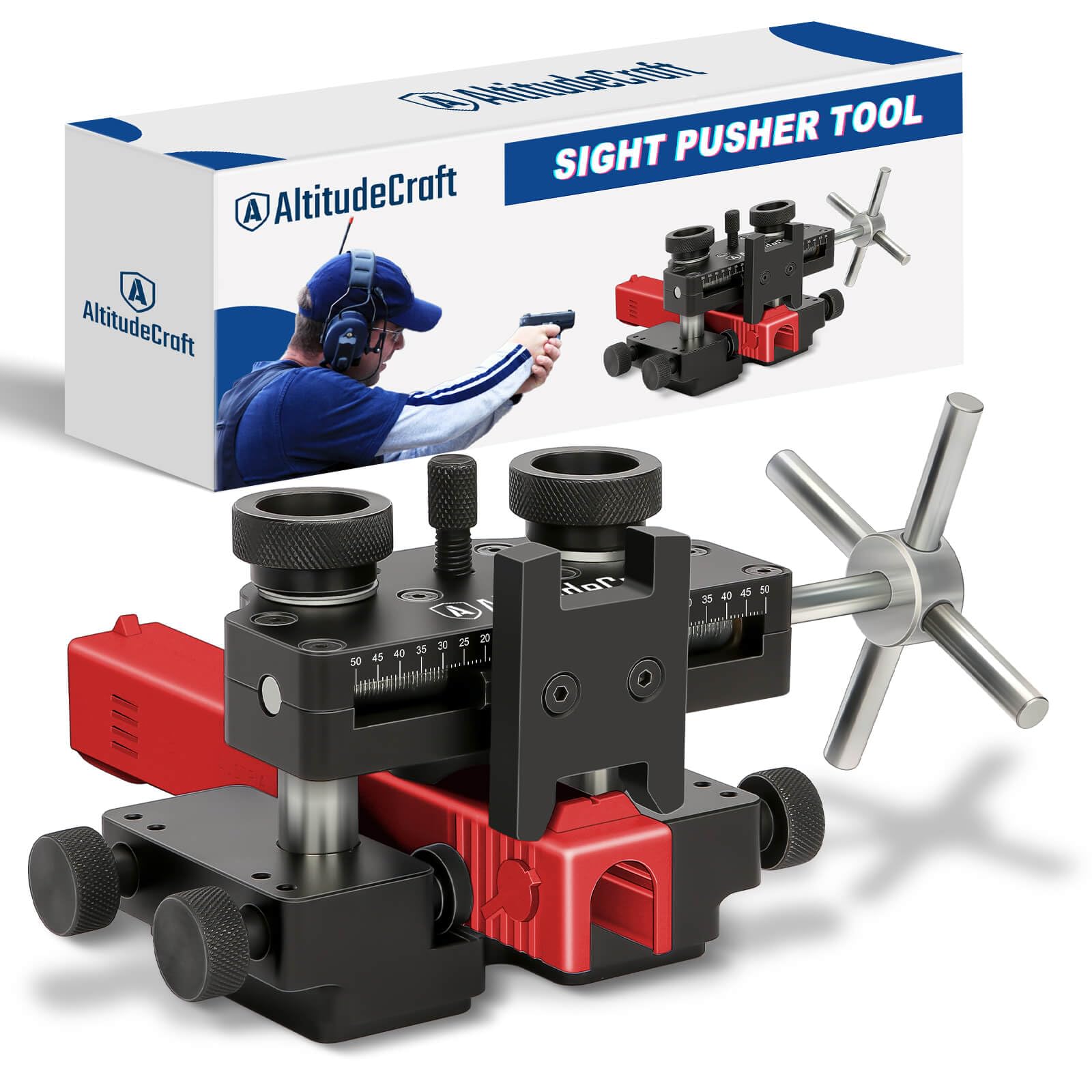 Photo 1 of Ultimate Sight Pusher Tool, Precision Front and Rear Sight Adjustment, Durable Tool for Sight Pushing and Removal Black