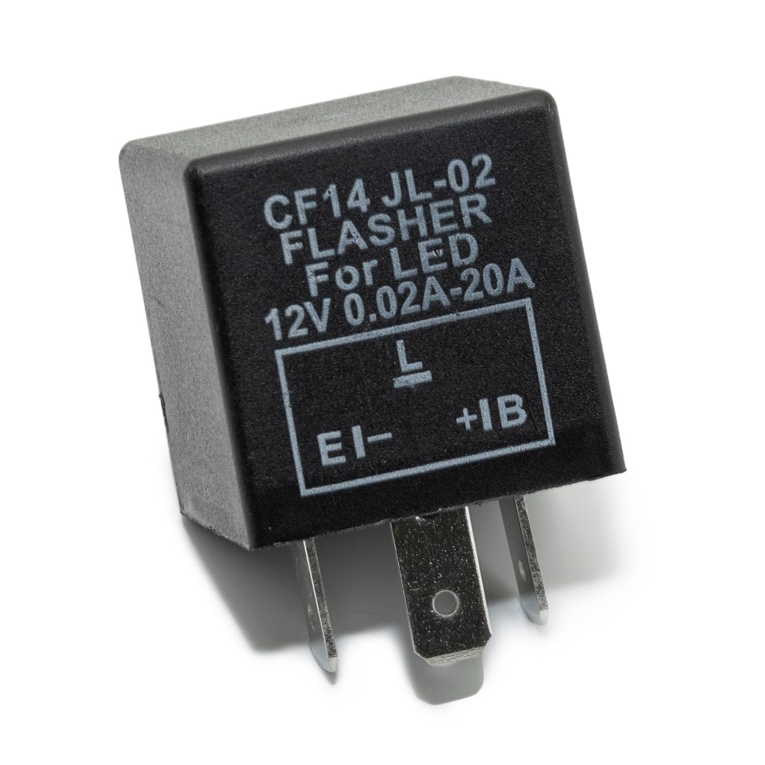 Relè Lampeggiatore LED Per Moto EVGATSAUTO - 2 Pin, 12V, Impermeabile - Risolve L'Iper-lampeggio - 4