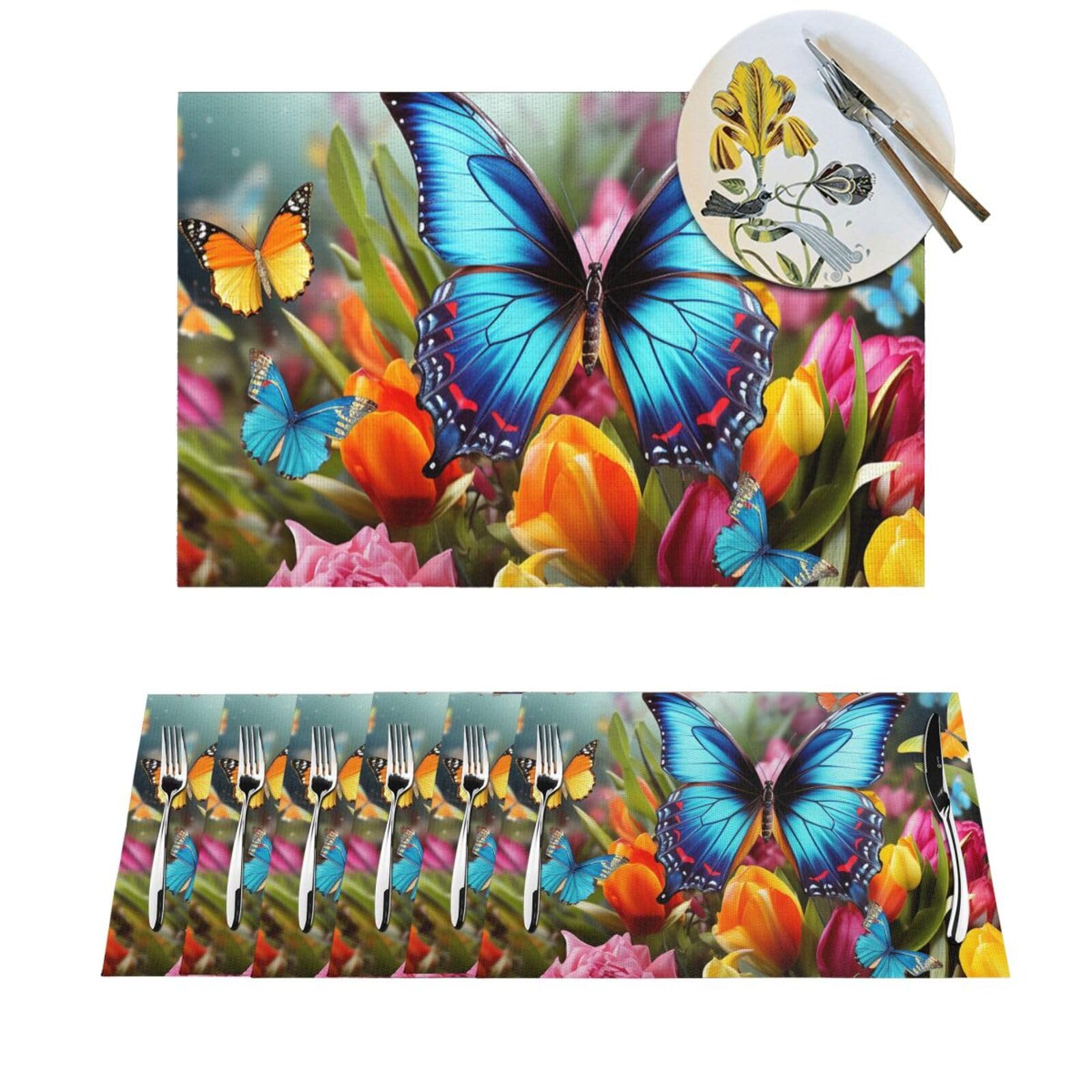 Tapis de table de cuisine en PVC tissé résistant pour décoration de salle à manger