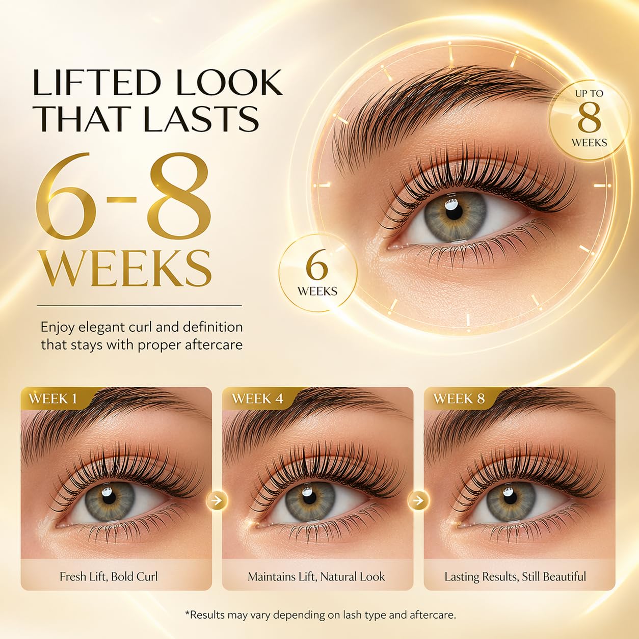 Wimpernlifting Set, Professionelles Lash Lifting Set für langanhaltenden Schwung, Salonqualität für Zuhause, Einfaches DIY Set für vollere, natürlich wirkende Wimpern - 5