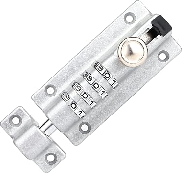 Combination Locking Bolt,Set Your Own Code,Thicken Solid Zinc Alloy,Home Reinforcement,Iron Gates,barns,Fences,childproofing,cupboards,Workshop