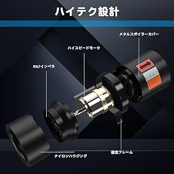 Amazon.co.jp: 150mm ダクトファンと調速機-ECモータ通風排気