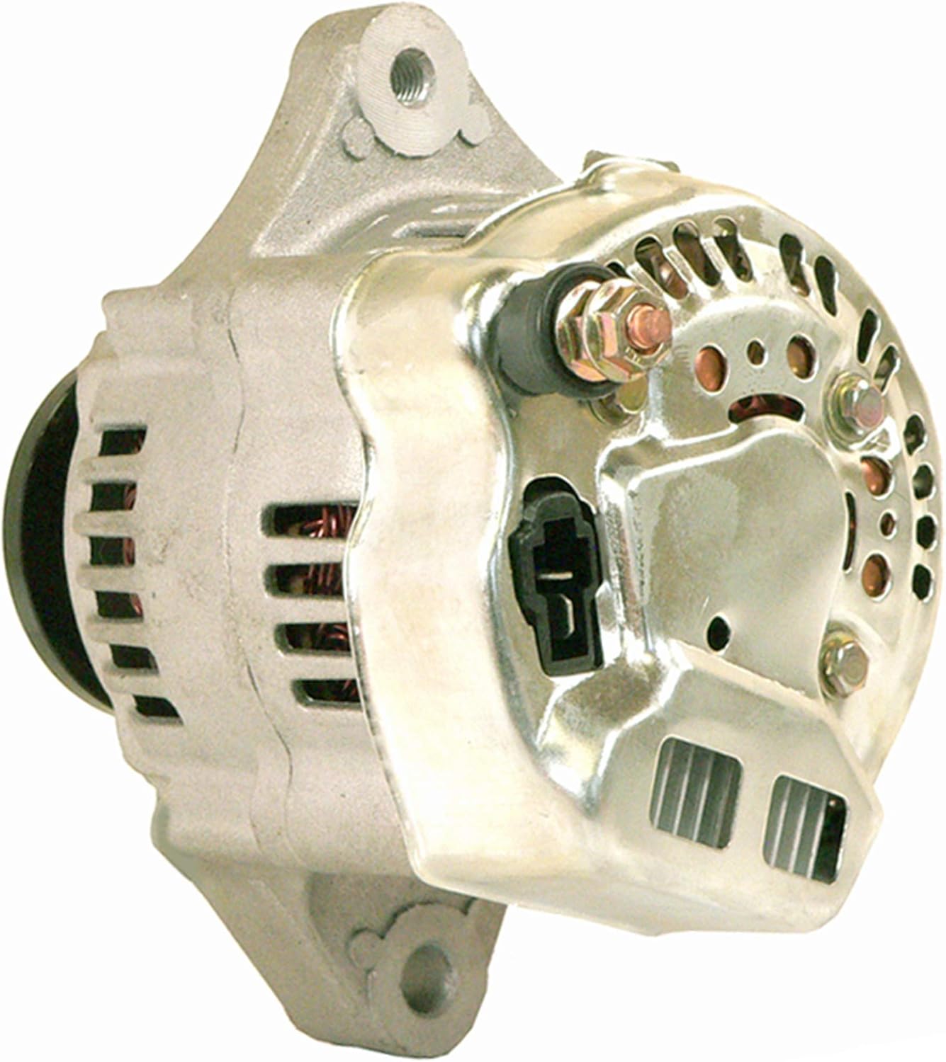 DB Electrical 400-52014 Alternator For Chevy Mini Alternator For Denso Street Rod Race 3-Wire,Case Trencher Uni-loader Grasshopper Tractor,Gravely Tractor,Kubota Excavator,Tractor,Loader,Mower