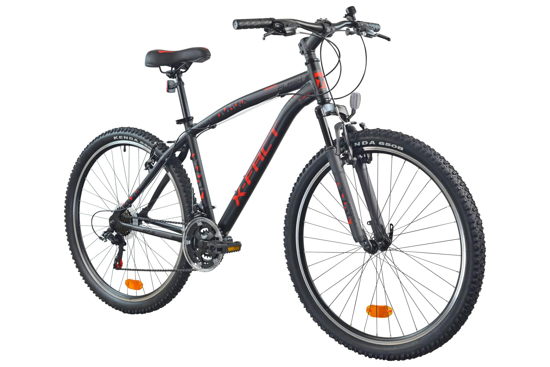 Flash, MTB 27.5" Uomo, Nero/Rosso