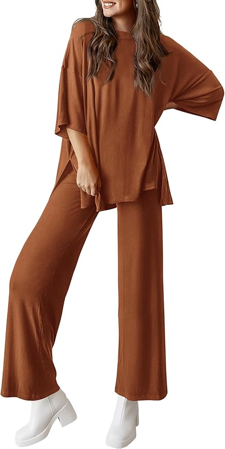 PRETTYGARDEN Two Piece Sets For Women Summer Fashion Lounge Matching Set 2025 Travel Vacation Airport Outfits Clothing