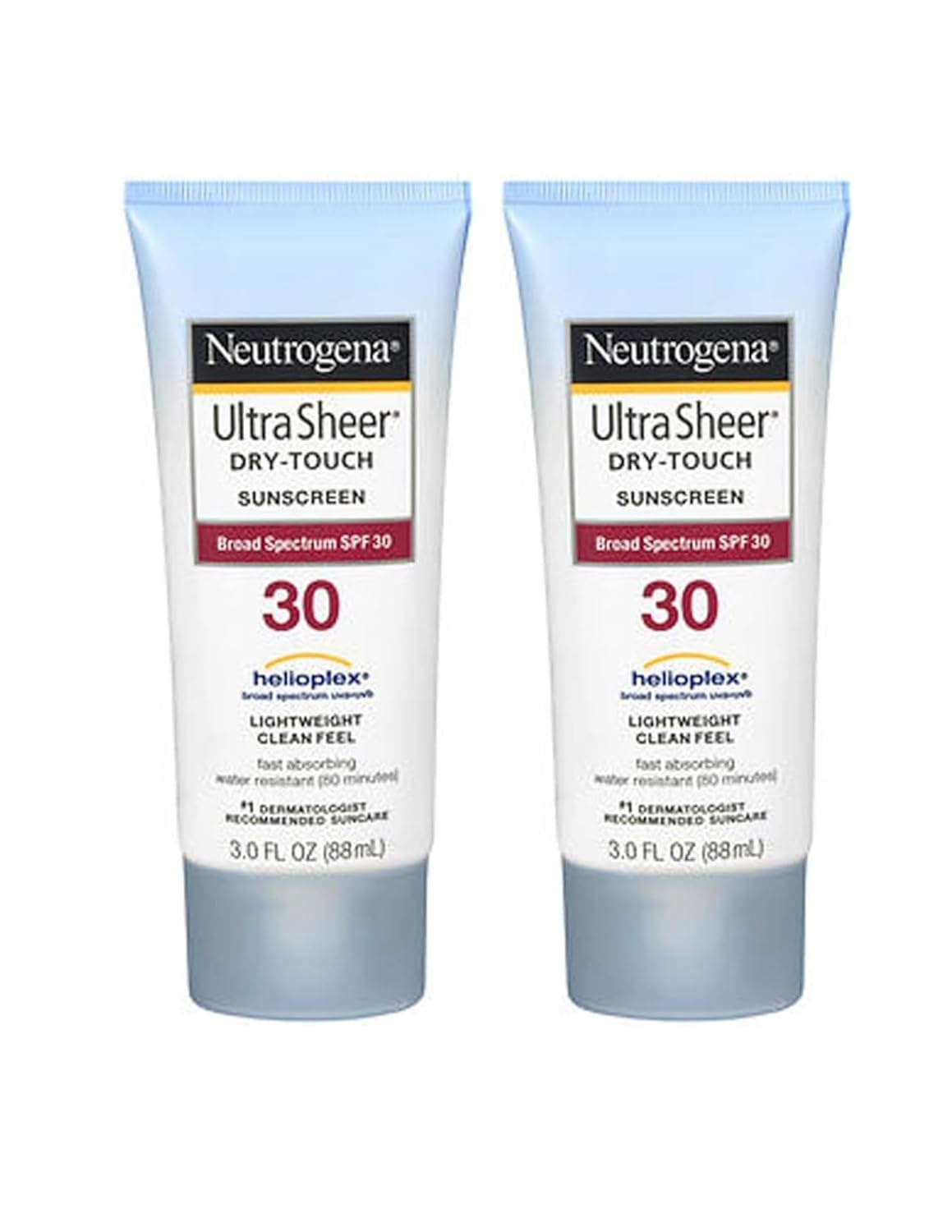 Neutrogena Ultra Sheer Spf#30 Dry Touch Lotion 3 Ounce (88ml) (2 Pack)