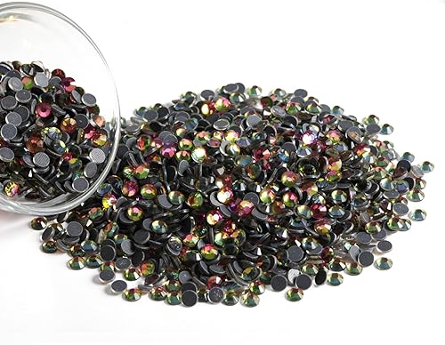Vista 175 de 6000 diamantes de imitación termoadhesivos a granel, diamantes de imitación azules para ropa de manualidades, cristales termoadhesivos