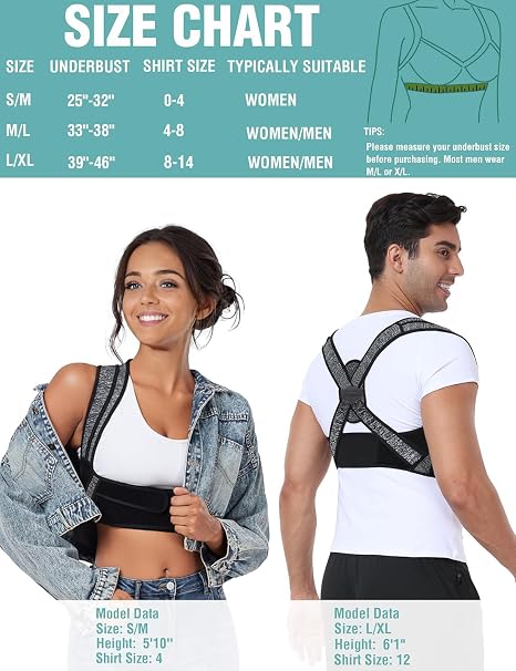 Posture Corrector, BI-Strap System Back Brace